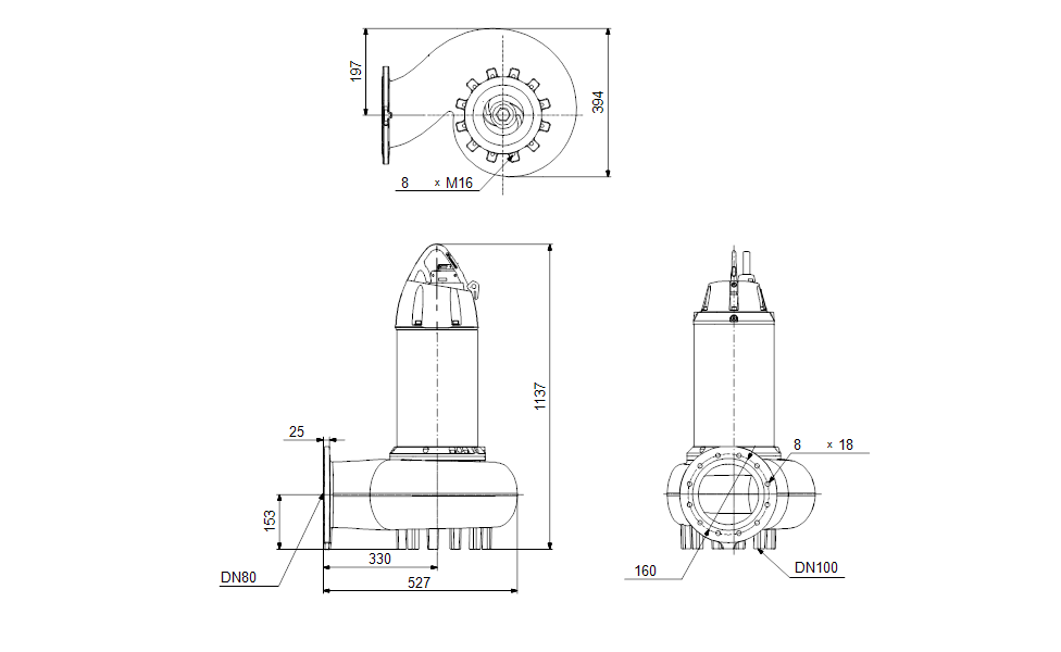 GRUNDFOS Tauchmotorpumpe SEV.80.80.170.2.52H.N.51D.A Nr. 99774682