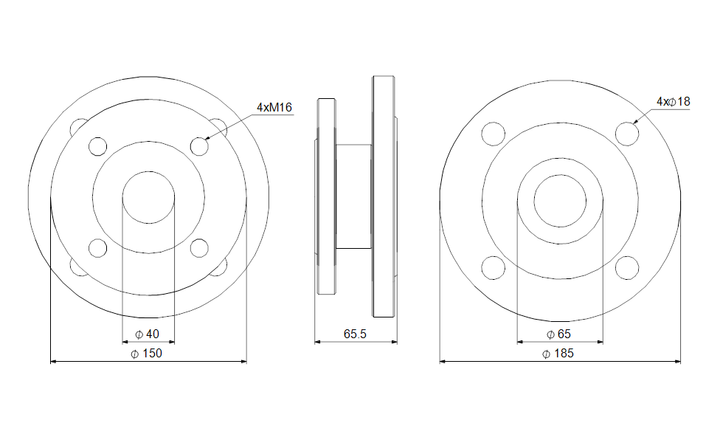 GRUNDFOS LM/LP->TP exchange set, DN40=>DN65 Art. 96497647