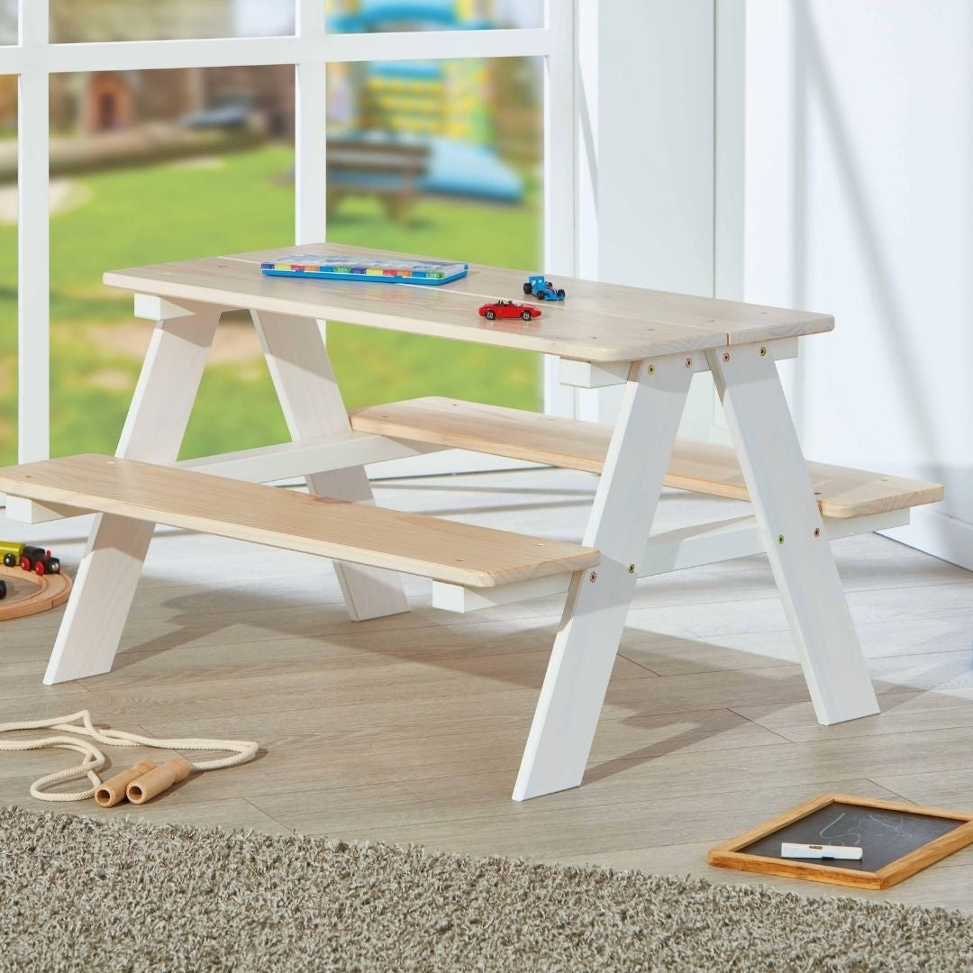 Picknicktisch aus Holz für Kinder. Hergestellt aus hervorragenden Materialien 98294