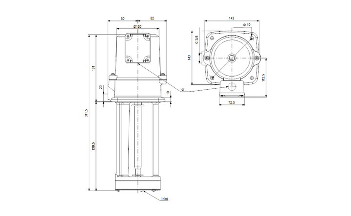 GRUNDFOS EINTAUCHPUMPEN MTA 60-130 AWAB Art. 97989208