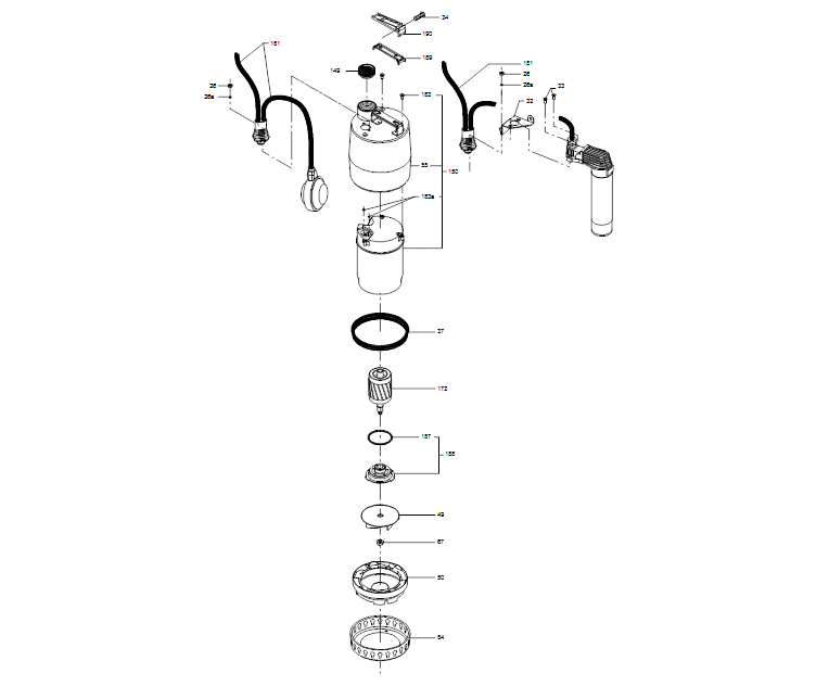 GRUNDFOS Tauchmotorpumpe UNILIFT KP.350.M.1 Art. 013N1300