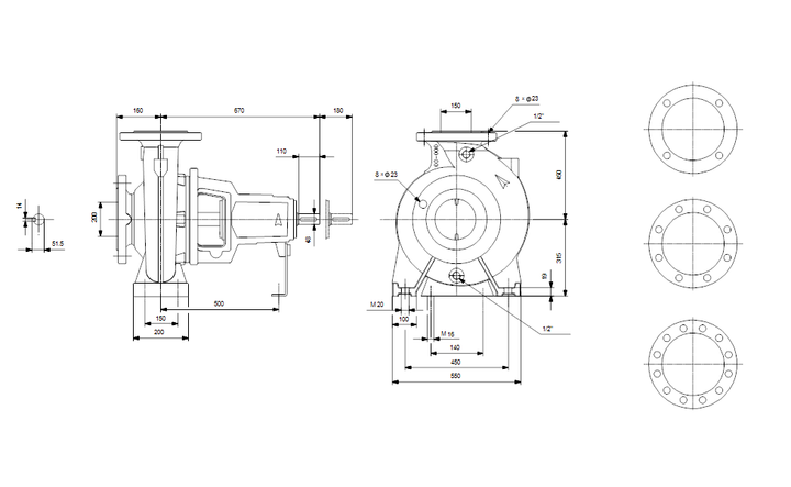 GRUNDFOS Normpumpe NK 150-400/431 AY1F1AESBQQEXW3 Art.98987029
