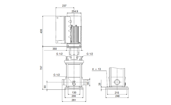 GRUNDFOS CRNE 15-8 A-P-A-V-HQQV Art. 99071603