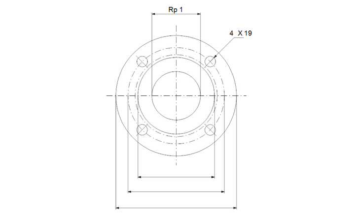 GRUNDFOS Gewindeflansch Art. 405284