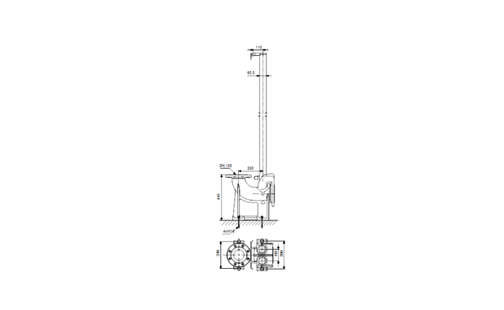 GRUNDFOS Zubehör für Abwasserpumpe Auto coupling set Art. 96090994