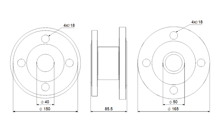 GRUNDFOS LM/LP->TP exchange set, DN40=>DN50  Art. 96497645