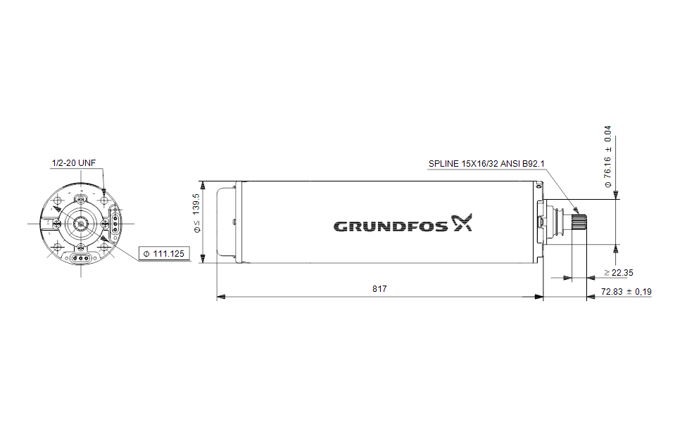 GRUNDFOS MS6000T40  Art. 96649741