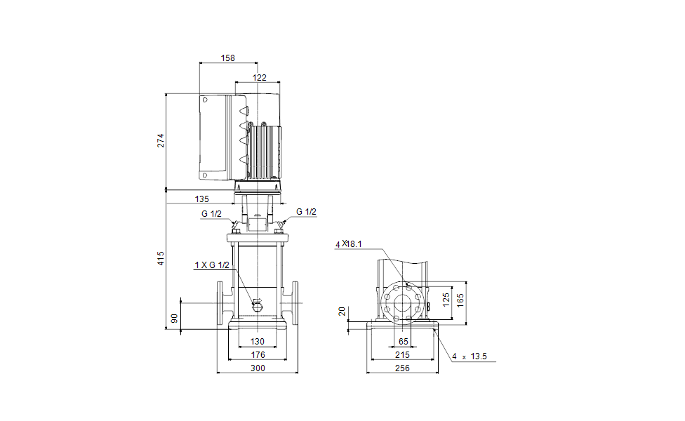 GRUNDFOS CRE 15-1 A-F-A-E-HQQE Art. 98390714