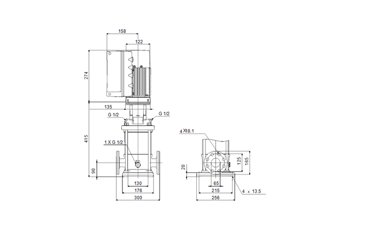 GRUNDFOS CRE 15-1 N-F-A-E-HQQE Art. 98390720