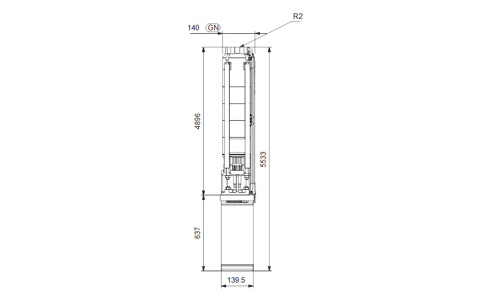 GRUNDFOS Unterwasserpumpe SP 7-86 Art. 98699212