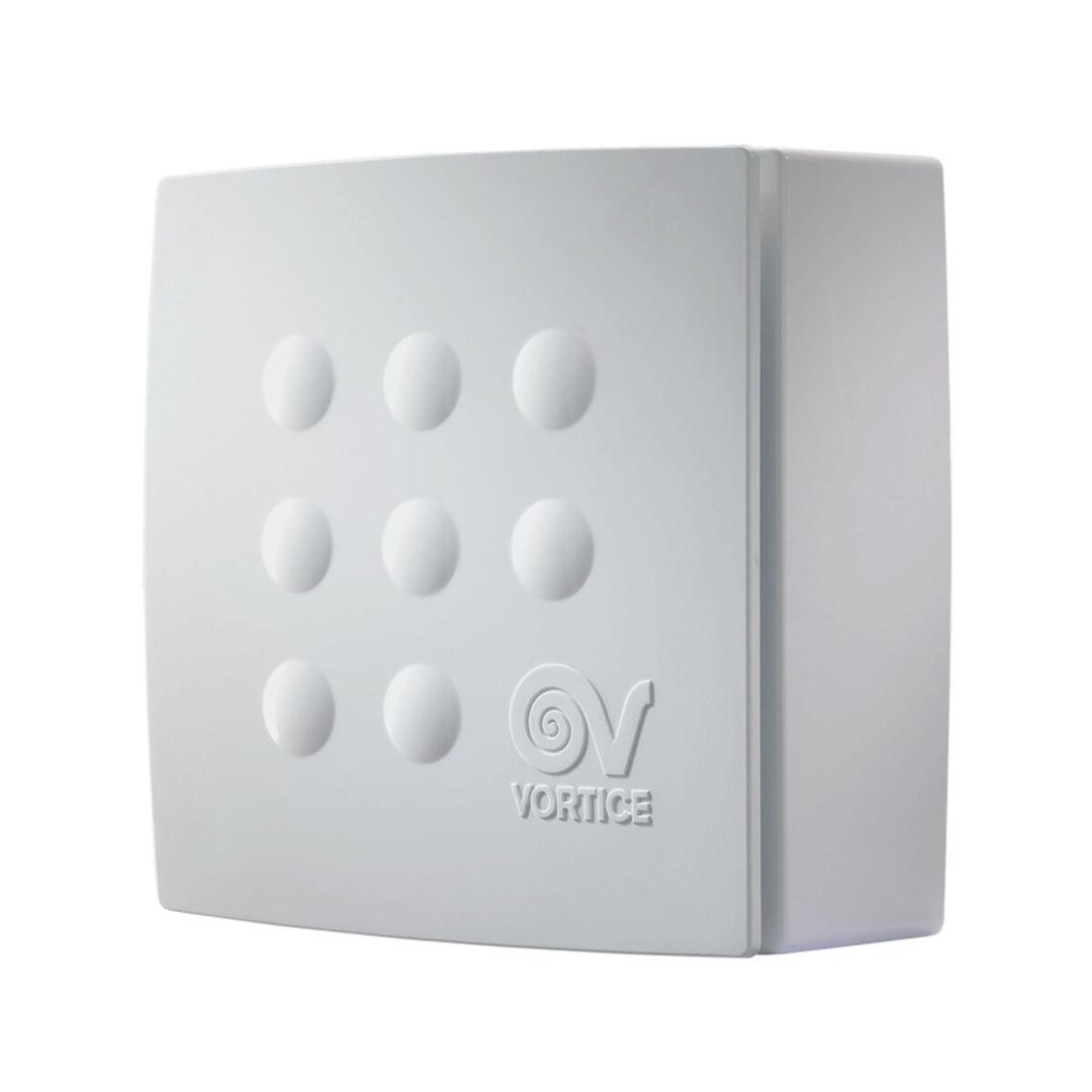 Vortice VORT QUADRO Micro 80 T – Rohrventilator (zentrifugal), Ø 80 mm, mit Timer