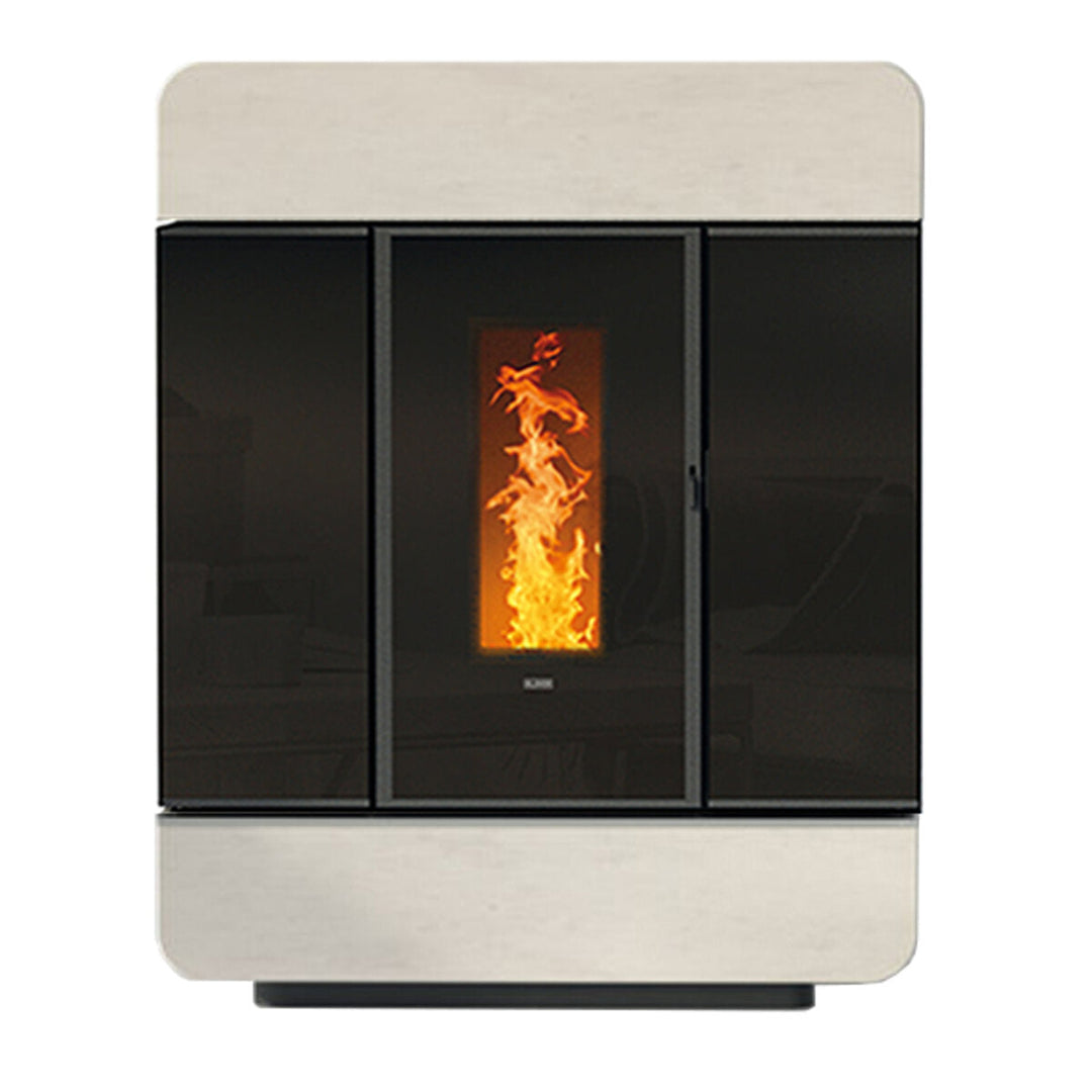 Klover DIVA SLIM – Pelletofen (wasserführend), 19 kW