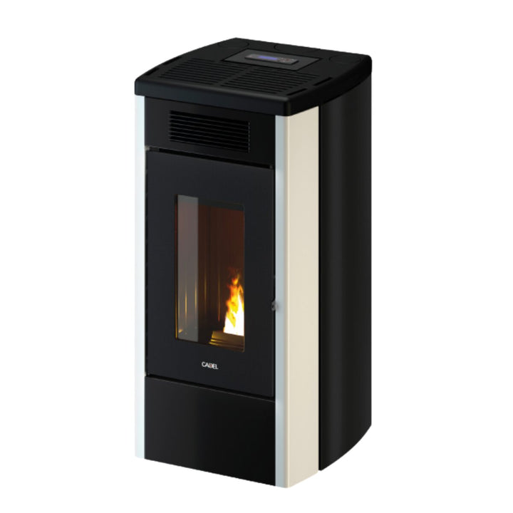 Cadel Atena Plus 12 luftgeführt, kanalisierbar – Pelletofen, 12 kW, WLAN