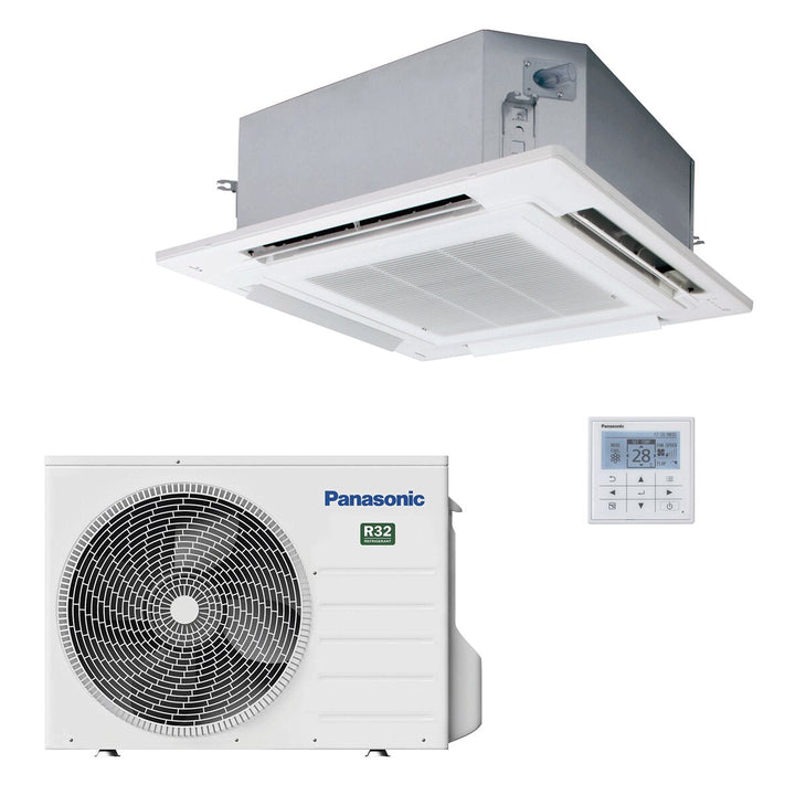 Panasonic Kassettengerät 4-Wege PACi NX Standard 18000 BTU – Split-Klimagerät, 5/5 kW, R32, A++/A++