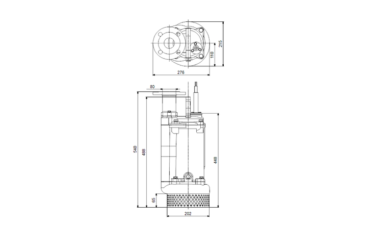 GRUNDFOS Tauchmotorpumpe DWK.O.6.80.22.5.0D Nr. 96922647