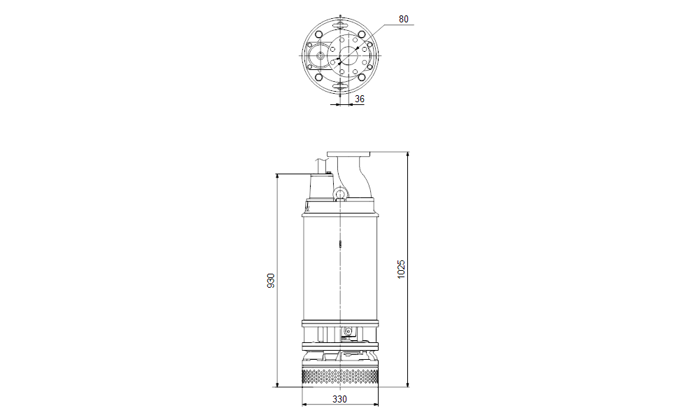 GRUNDFOS Tauchmotorpumpe DWK.H.7.80.110.5.0D Nr. 99509662