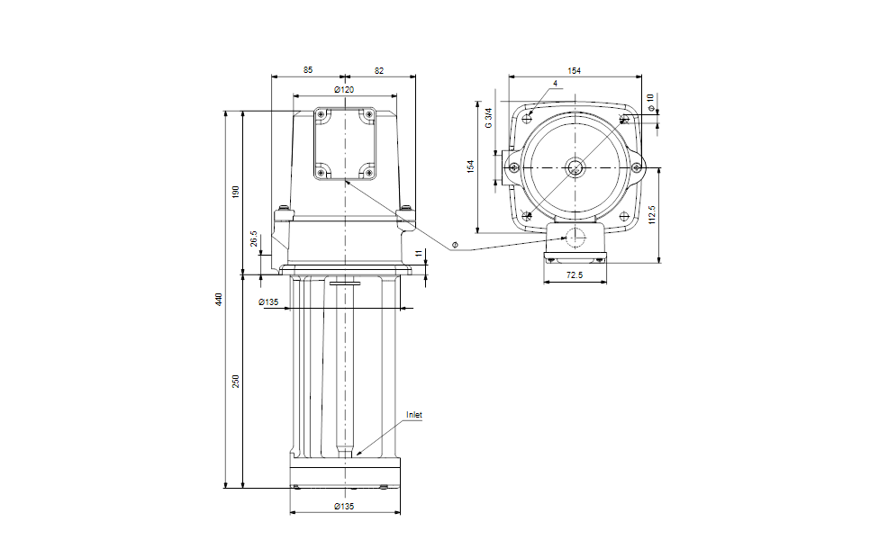 GRUNDFOS EINTAUCHPUMPEN MTA 70H-250 A-W-B-T Art. 97989303