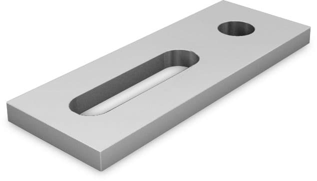 Unterkonstruktion K2 Adapter plate aluminium, M12 2002545