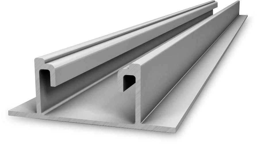 Unterkonstruktion K2 BasicRail 22; 3.30 m Silver 2003239