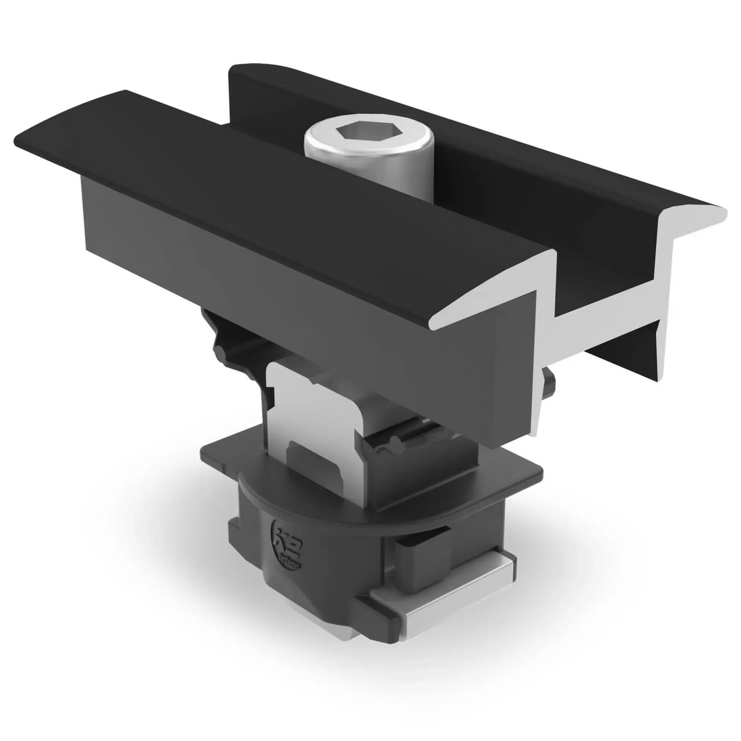 K2 SYSTEMS - Facade Clamp MC 25-40 Set anodisé noir - 2004548
