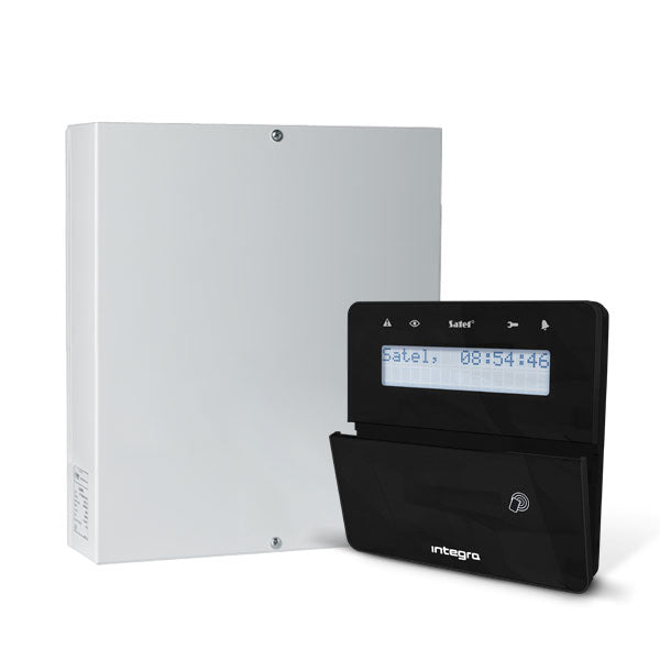 Integra 32-Paket mit schwarzem INT-KLFR Näherungs-LCD-Bedienteil und IP-Modul