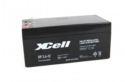 XCELL XP0.812 Bleiakku mit AMP Stecker - 12V und 0,8Ah