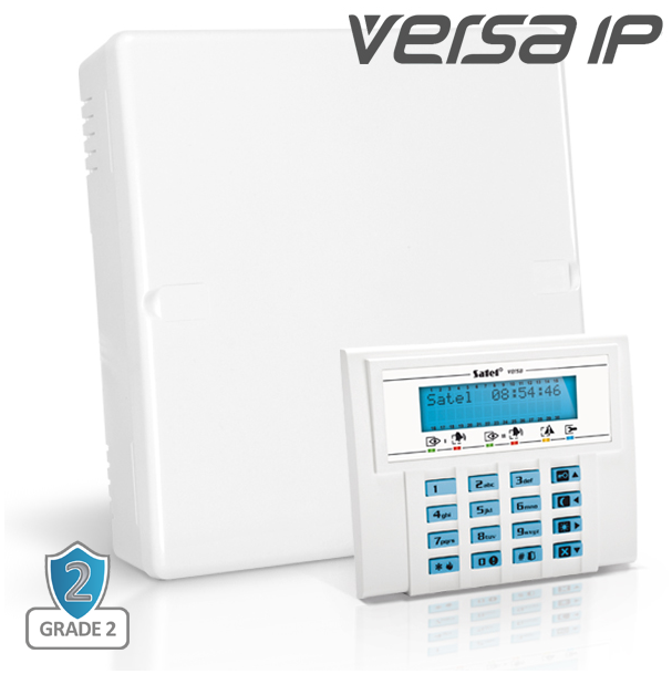 Beveiliging Discount VERSA IP Pack mit blauem LCD-Bedienteil Alarmzentrale mit Ethernet und WLAN