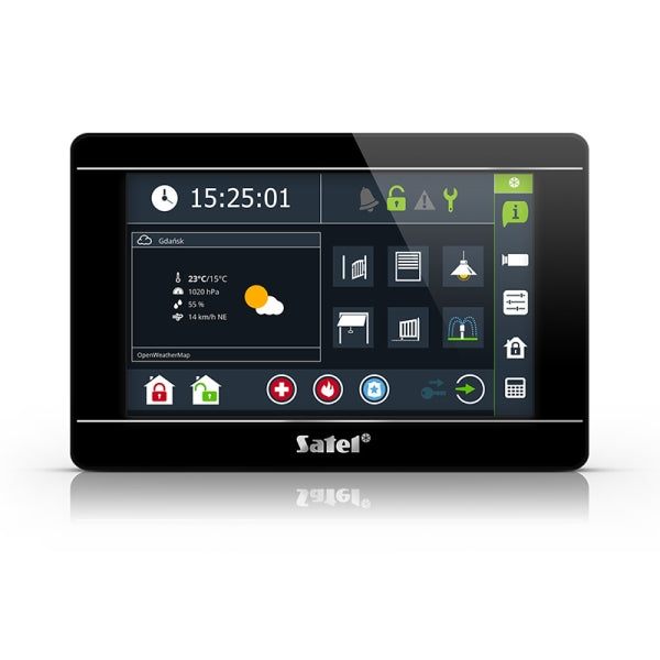 Integra INT-TSI 7" komplett schwarzer Touchscreen für INTEGRA (Schulung erforderlich)