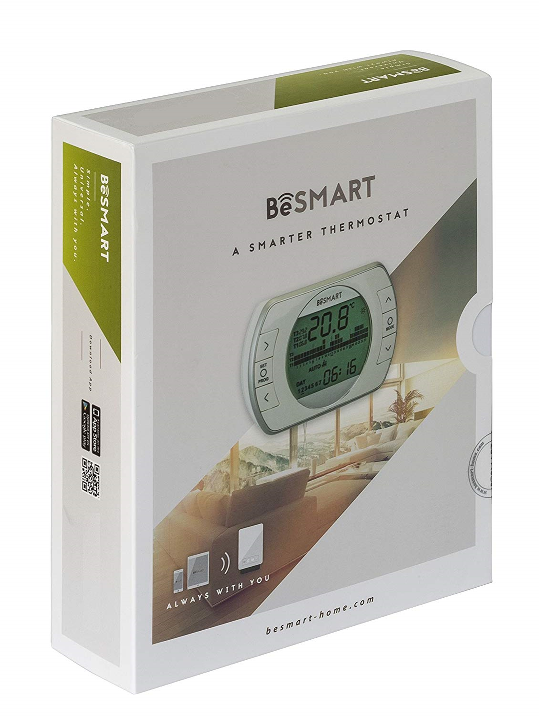Beretta BeSMART WiFi digitaler Raumthermostat mit Zeitprogramm