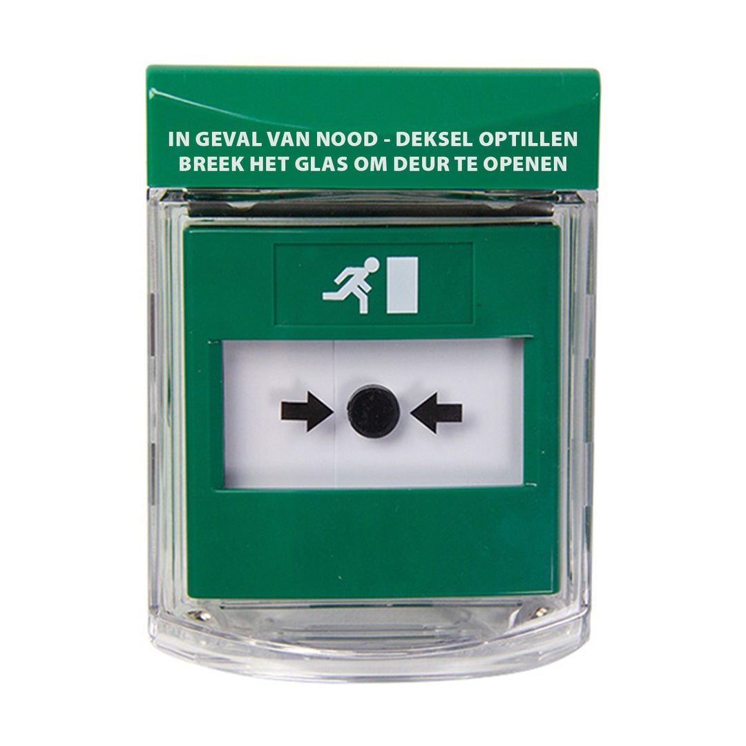 STI Stopper für. Handmelder, Grün, Aufputzmontage STI-6931-G-NL