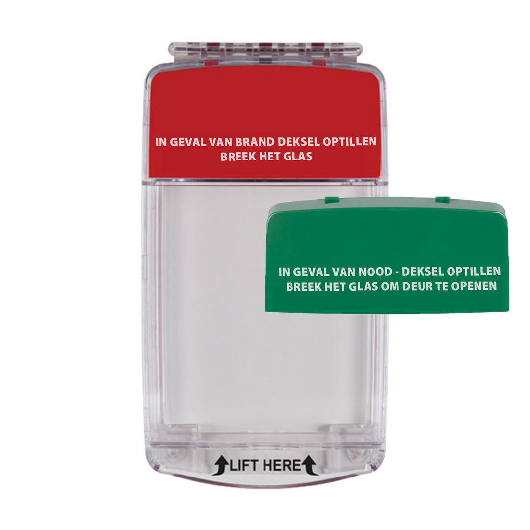 STI EuroStopper für. Manueller Melder Rd/Grn eingebauter Feuer-/Ausgangsmelder Sir STI-15020ML