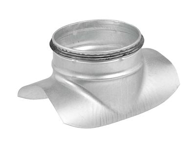 Mercatub Sattelstutzen 90° mit Dichtung für Wickelfalzrohr verzinkt Ø 300 mm bis Ø 315 mm Nippel CA04768