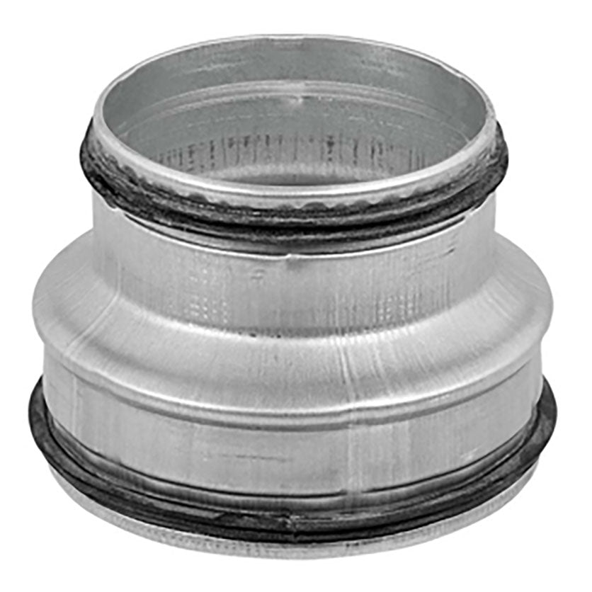 Mercatub Reduzierstück mit Dichtung für Wickelfalzrohr verzinkt Ø 150 mm bis Ø 125 mm beidseitig Nippel CA04785
