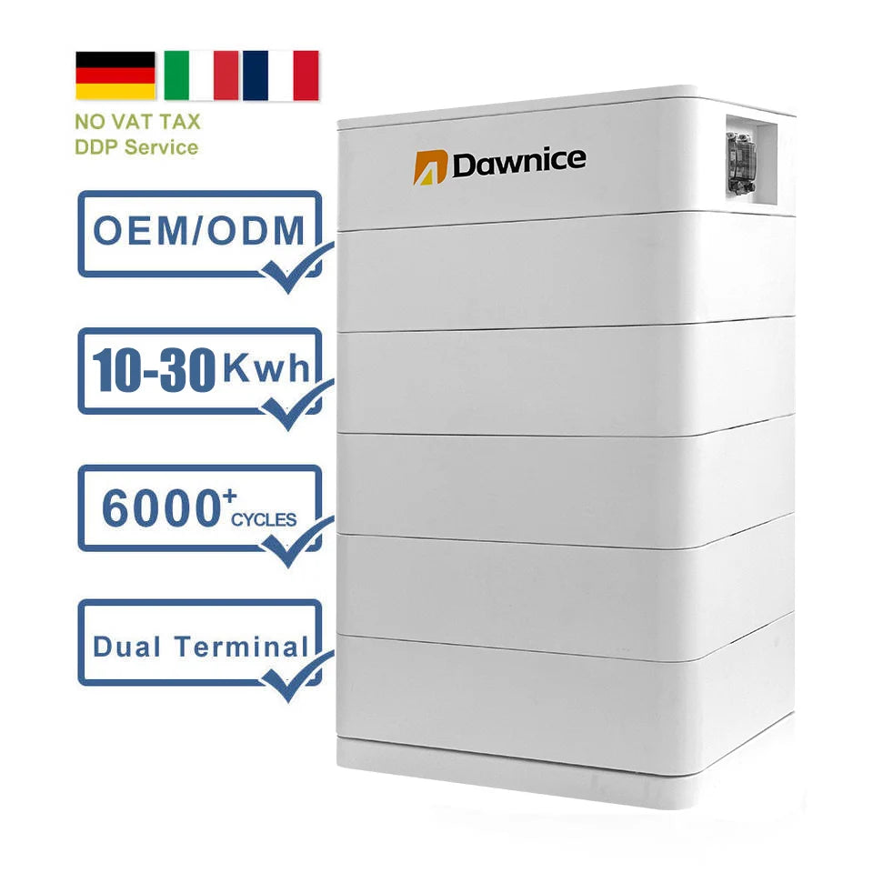 Yichun Dawnice Manufacture and Trade Co., Ltd. - Speicher - 20kWh 30kWh 50kwh Stacked Energy Storage Battery LiFePO4 51,2V 100/200ah - Art. 33748