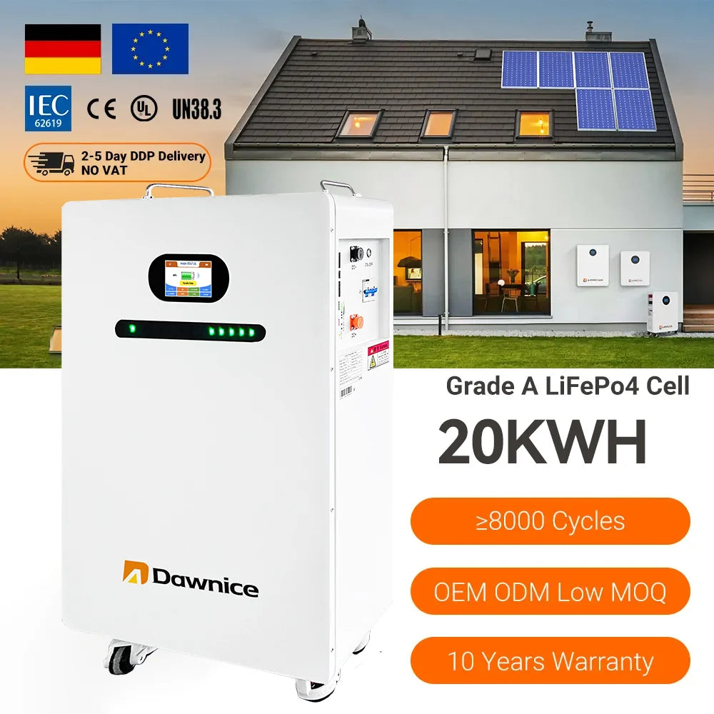 Yichun Dawnice Manufacture and Trade Co., Ltd. - Speicher - 20kw 20kWh Lithium Ion Battery Home Energy Stor... HZEB-LCT-20/21KWH - Art. 36970