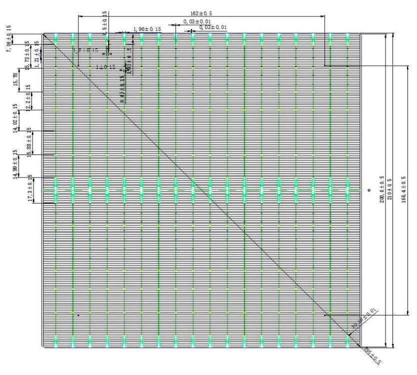 Changzhou Aoli Energy Technology Co., Ltd. - Zellen - 210X210mm TOPCon Bifacial 13 - Art. 27649