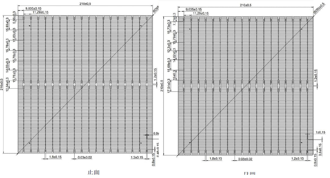 Xuzhou Hanhai New Energy Co., Ltd - Zellen - 210-18BB Bifacial Cell 11,068 - Art. 28924