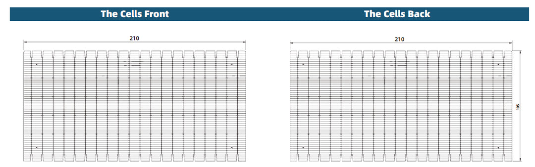 Just Solar Group Limited - Zellen - 210-20BB HJT Solar Cell 210M-2490 - Art. 28276