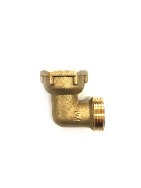 Techmac Anschlussbogen 3/4" AG x 3/4" IG mit Überwurfmutter