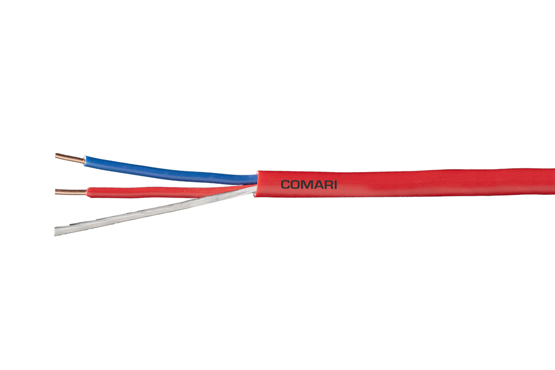 Comari Brandmeldekabel J-HH 2x0,8mm Rot B2ca-s1a,d0,a1