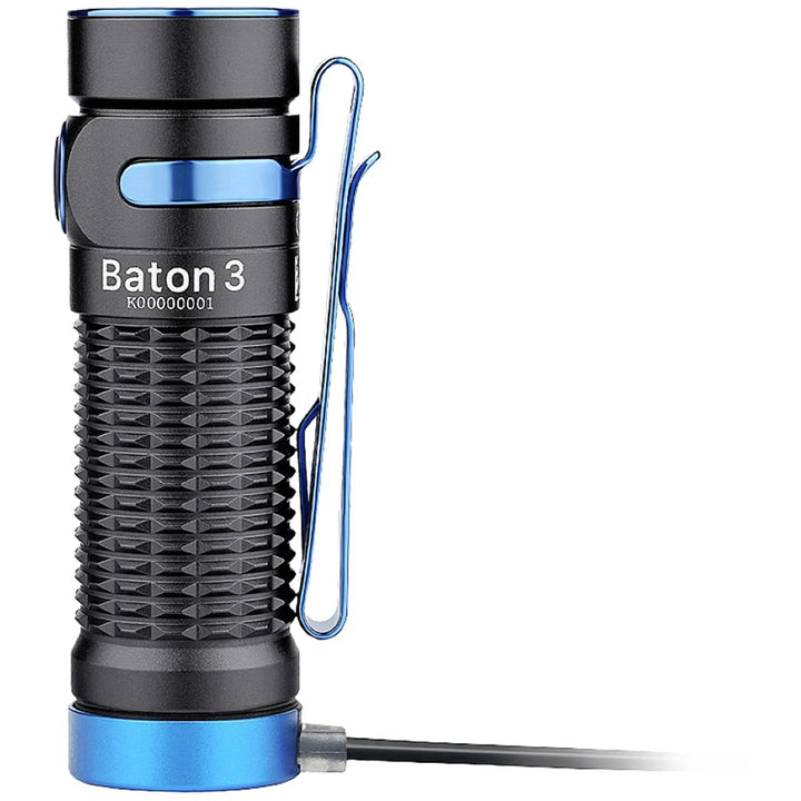 OLight Baton 3 Premium Edition Professionelle LED Taschenlampe mit Ladecase