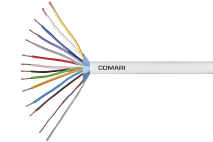 Comari ASAC1222GCB Alarmkabel 12 x 0,22 mm² Zubehör