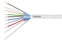 Comari Alarmkabel 8x0,5mm Af B2ca-s1,d0,a1Halogeenvrij