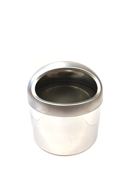 Cipì Zahnputzbecher Kunststoff, grau metallic