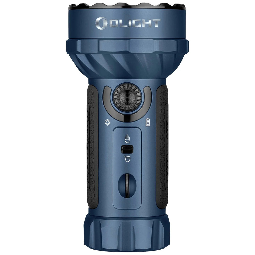 OLight Marauder Mini midnight blue Professionelle LED Taschenlampe mit Flut- und Fernlicht