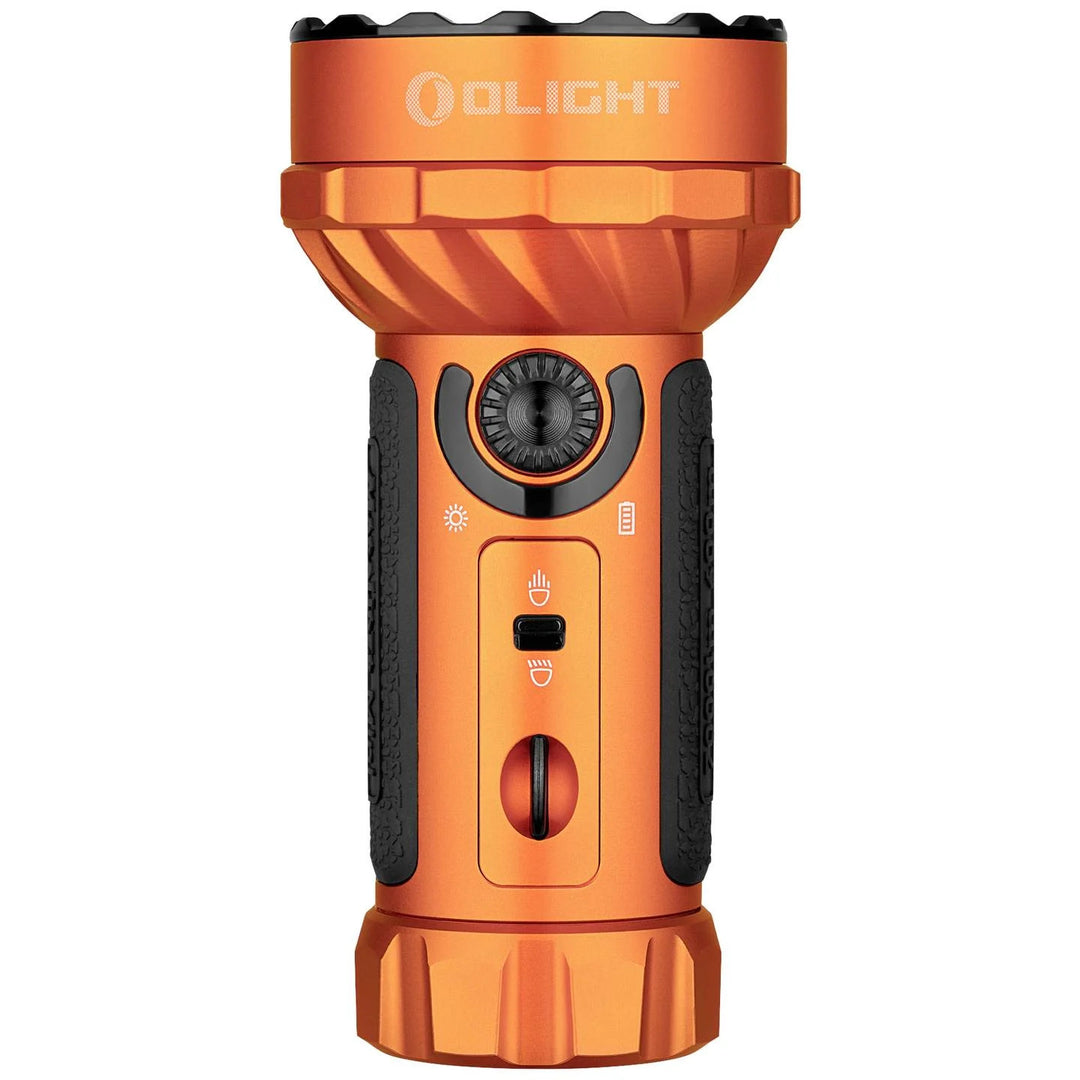 OLight Marauder Mini orange Professionelle LED Taschenlampe mit Flut- und Fernlicht