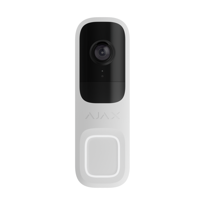 Ajax 350388 Videotürsprechanlage mit 4 MP und WLAN Batteriespeicher