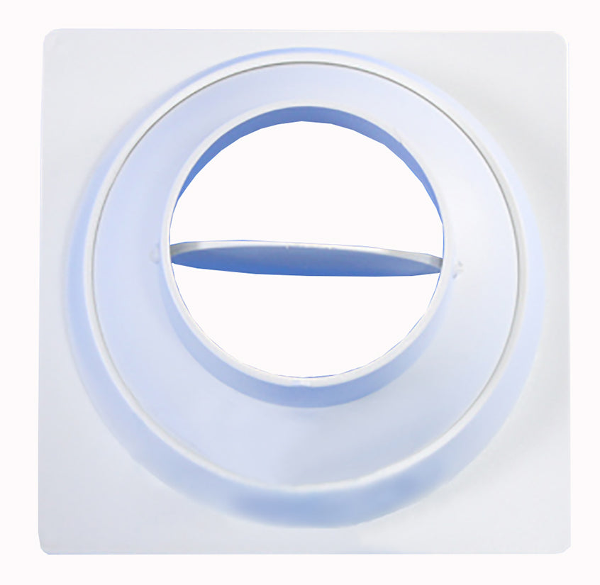 Escoclima Kugel-Induktionsdüse BI-ER mit verstellbarem Hals, weiß RP03101