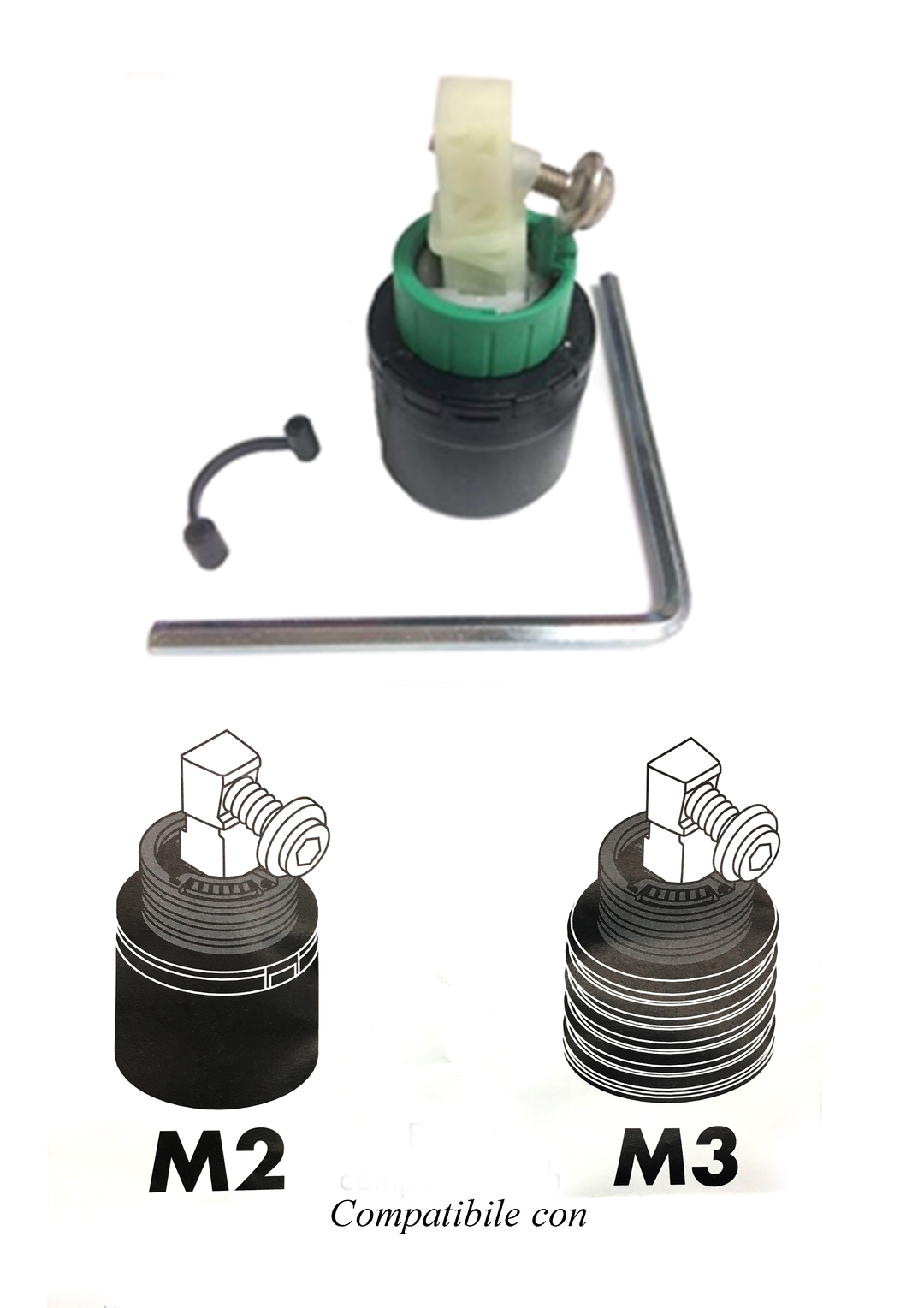 Hansgrohe Keramikkartusche Nr. 135 für Einhebelmischer
