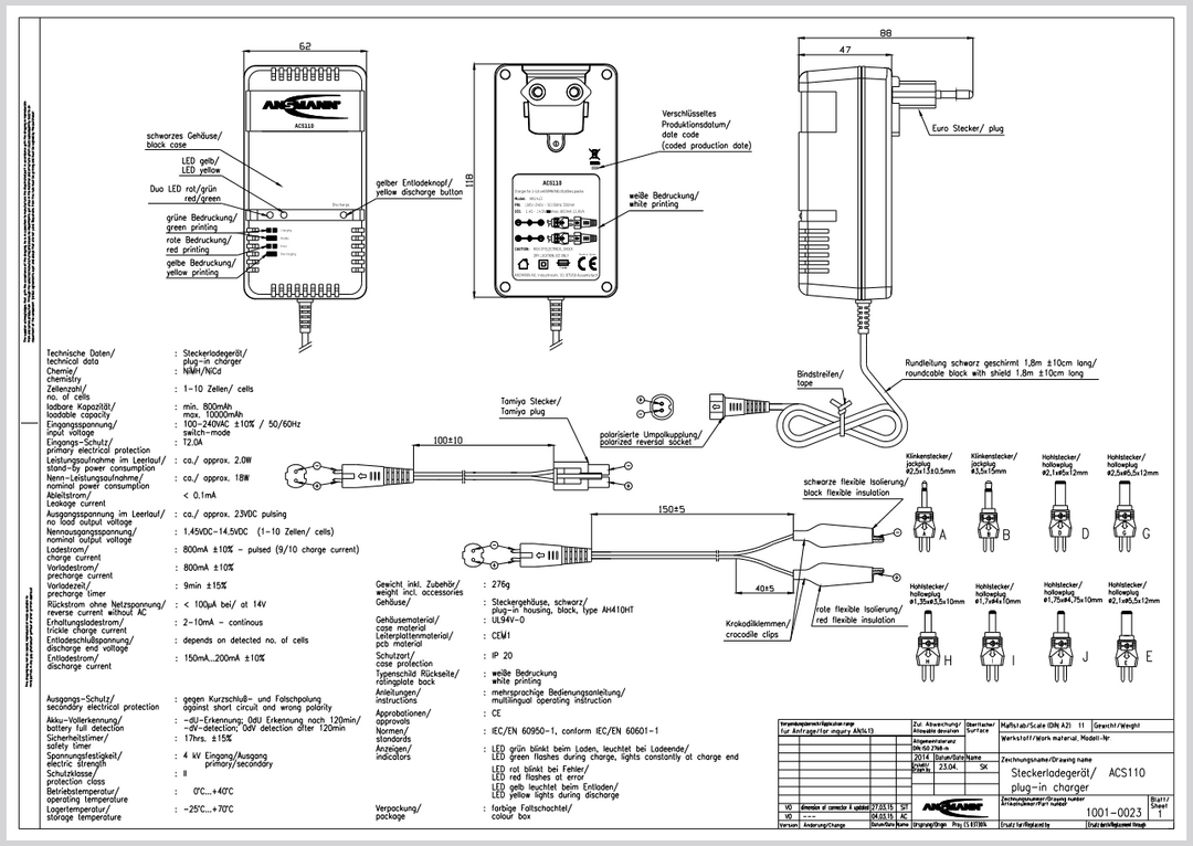 Ansmann Microcontroller-Schnelllader f
